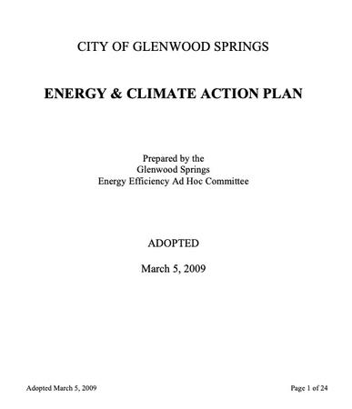 Glenwood Springs Energy & Climate Action Plan