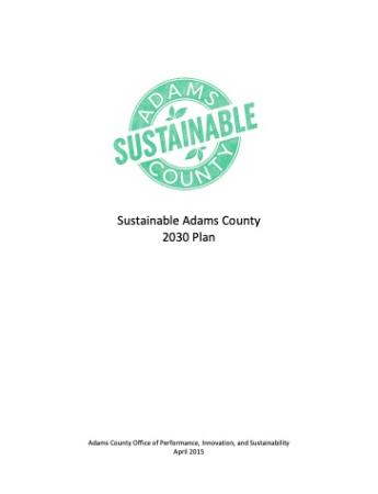 Sustainable Adams County 2030