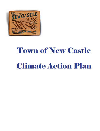 Town of New Castle Climate Action Plan