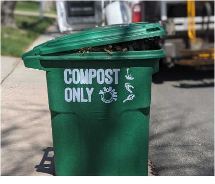 compost bin outside